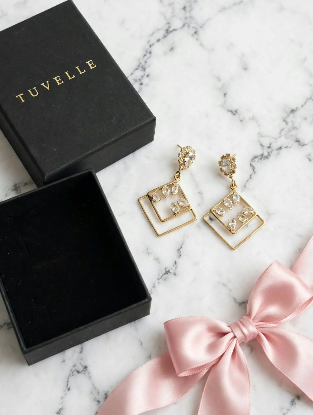 Serena Teardrop Sparkle Earrings